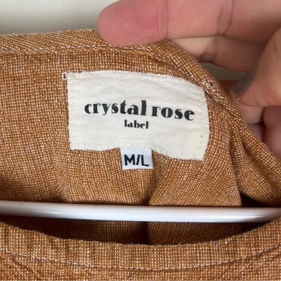 CRYSTAL ROSE Label Top M/L - Picture 3 of 4